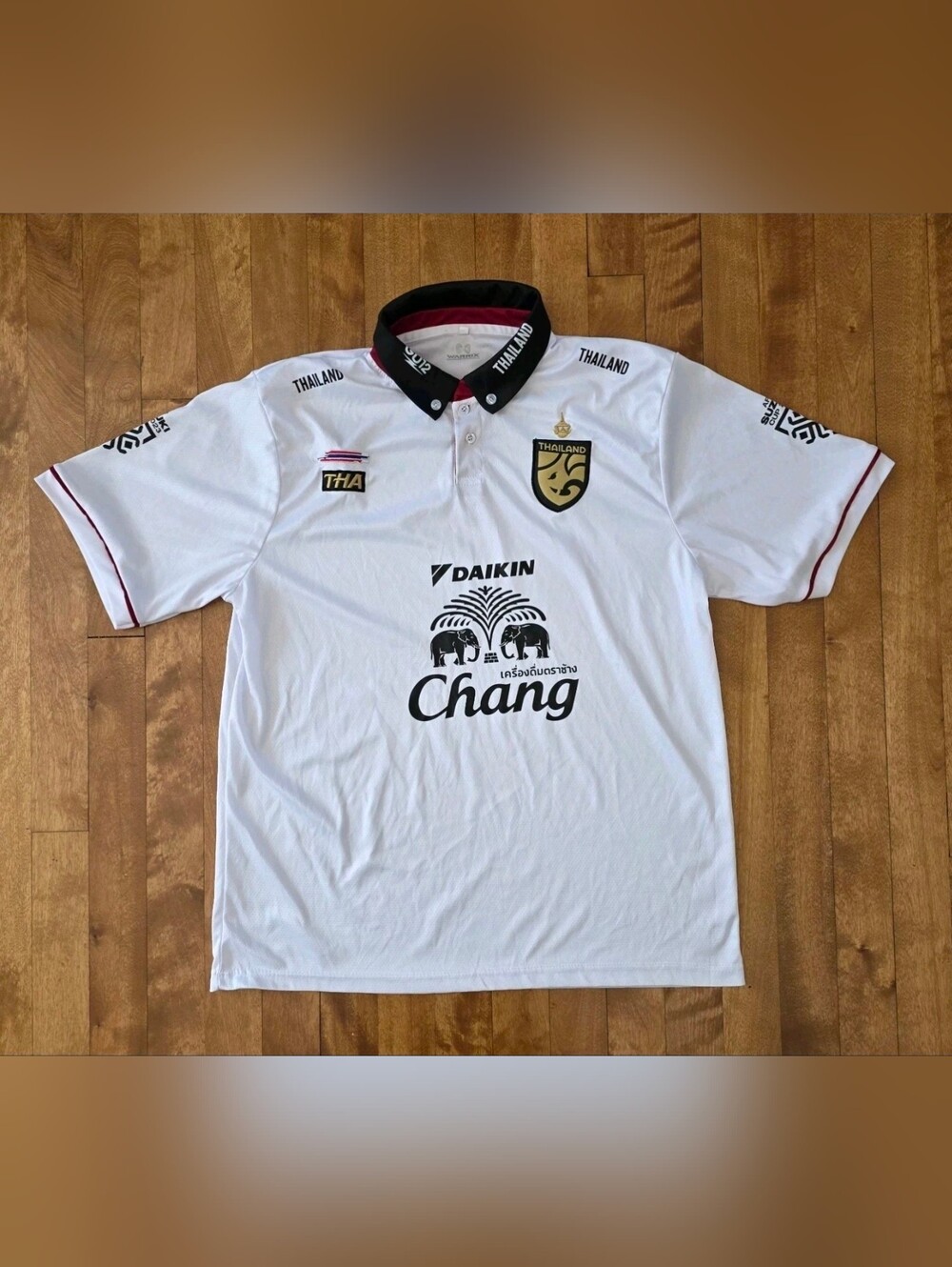 Thailand National Soccer Team Jersey White 2023 Asian sz 3XL Runs Small
